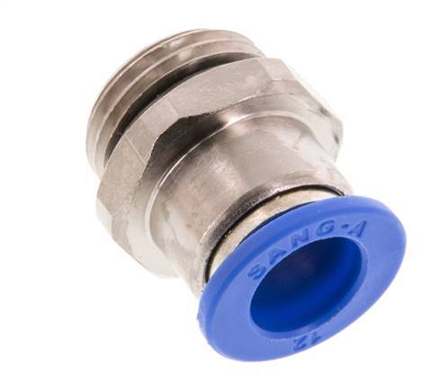 12mm x G1/2'' Messing/PA 66 Insteekfitting Buitendraad NBR [2 Stuks]