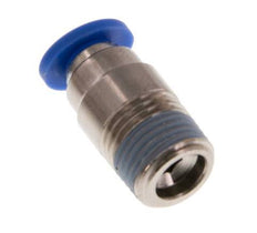 4mm x R1/8'' Messing/PA 66 Insteekfitting buitendraad Binnenzeskant NBR [5 Stuks]