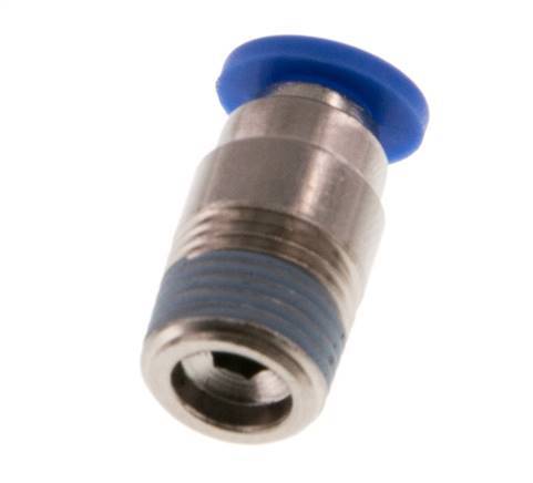 4mm x R1/8'' Messing/PA 66 Insteekfitting buitendraad Binnenzeskant NBR [5 Stuks]