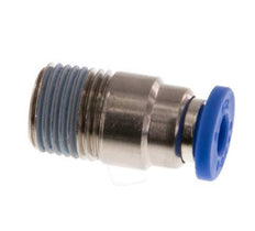 4mm x R1/8'' Messing/PA 66 Insteekfitting buitendraad Binnenzeskant NBR [5 Stuks]