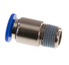 6mm x R1/8'' Messing/PA 66 Insteekfitting buitendraad Binnenzeskant NBR [5 Stuks]