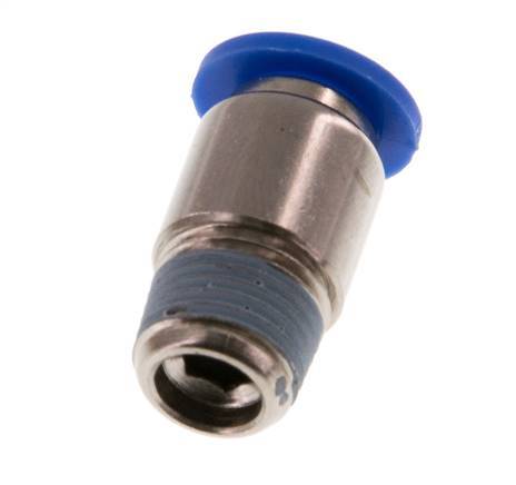 6mm x R1/8'' Messing/PA 66 Insteekfitting buitendraad Binnenzeskant NBR [5 Stuks]