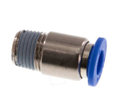 6mm x R1/8'' Messing/PA 66 Insteekfitting buitendraad Binnenzeskant NBR [5 Stuks]