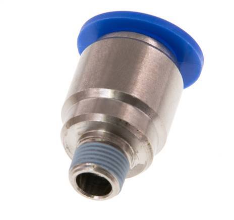 12mm x R1/8'' Messing/PA 66 Insteekfitting Buitendraad Binnenzeskant NBR [2 Stuks]