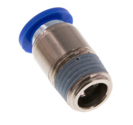 8mm x R1/4'' Messing/PA 66 Insteekfitting buitendraad Binnenzeskant NBR [5 Stuks]