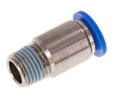 10mm x R1/4'' Messing/PA 66 Insteekfitting Buitendraad Binnenzeskant NBR [2 Stuks]