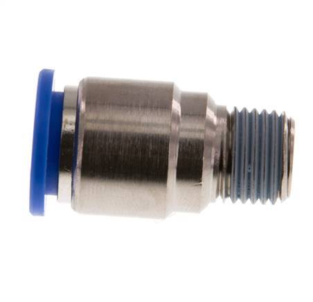 12mm x R1/4'' Push-in Fitting with Male Threads Brass/PA 66 NBR Inner Hexagon [2 Pieces]