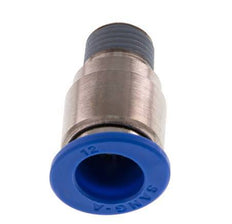 12mm x R1/4'' Messing/PA 66 Insteekfitting Buitendraad Binnenzeskant NBR [2 Stuks]
