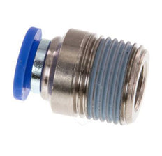8mm x R3/8'' Messing/PA 66 Insteekfitting Buitendraad Binnenzeskant NBR [2 Stuks]