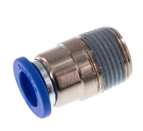 10mm x R3/8'' Messing/PA 66 Insteekfitting Buitendraad Binnenzeskant NBR [2 Stuks]