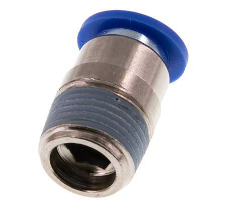 10mm x R3/8'' Messing/PA 66 Insteekfitting Buitendraad Binnenzeskant NBR [2 Stuks]