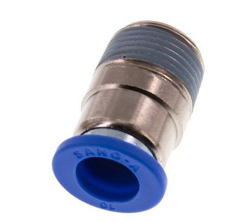 10mm x R3/8'' Messing/PA 66 Insteekfitting Buitendraad Binnenzeskant NBR [2 Stuks]
