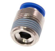 10mm x R1/2'' Messing/PA 66 Insteekfitting Buitendraad Binnenzeskant NBR [2 Stuks]