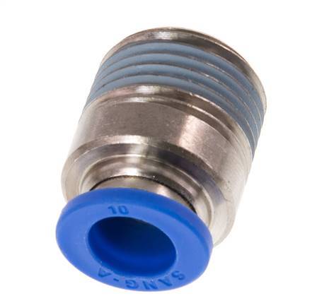 10mm x R1/2'' Messing/PA 66 Insteekfitting Buitendraad Binnenzeskant NBR [2 Stuks]