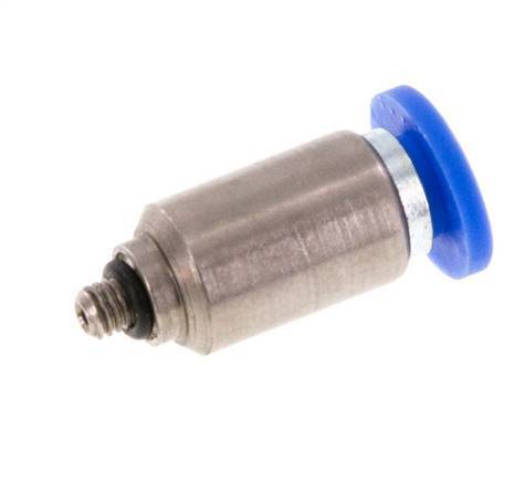 4mm x M 3 Messing/PA 66 Insteekfitting buitendraad Binnenzeskant NBR [5 Stuks]
