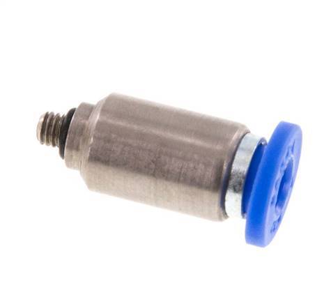 4mm x M 3 Messing/PA 66 Insteekfitting buitendraad Binnenzeskant NBR [5 Stuks]