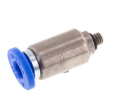 4mm x M 3 Messing/PA 66 Insteekfitting buitendraad Binnenzeskant NBR [5 Stuks]