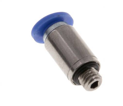 3mm x M 5 Messing/PA 66 Insteekfitting buitendraad Binnenzeskant NBR [5 Stuks]