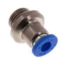 4mm x G1/8'' Messing/PA 66 Insteekfitting buitendraad Binnenzeskant NBR [5 Stuks]