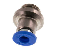 4mm x G1/8'' Messing/PA 66 Insteekfitting buitendraad Binnenzeskant NBR [5 Stuks]