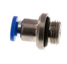 4mm x G1/8'' Messing/PA 66 Insteekfitting buitendraad Binnenzeskant NBR [5 Stuks]