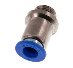 6mm x G1/8'' Messing/PA 66 Insteekfitting buitendraad Binnenzeskant NBR [5 Stuks]