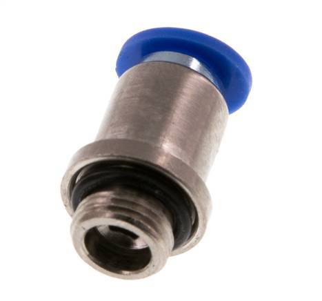 6mm x G1/8'' Messing/PA 66 Insteekfitting buitendraad Binnenzeskant NBR [5 Stuks]