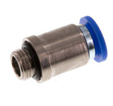 8mm x G1/8'' Messing/PA 66 Insteekfitting buitendraad Binnenzeskant NBR [5 Stuks]