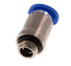 8mm x G1/8'' Messing/PA 66 Insteekfitting buitendraad Binnenzeskant NBR [5 Stuks]