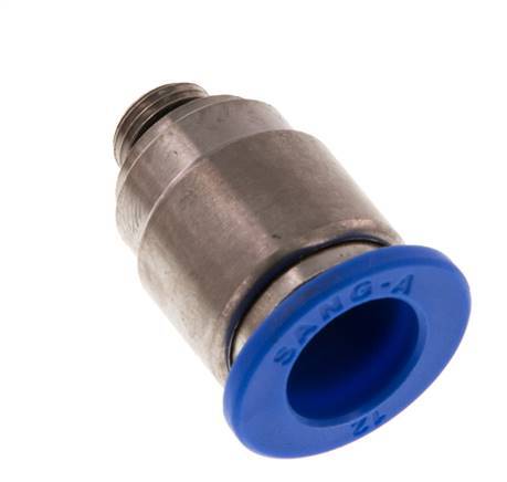 12mm x G1/8'' Messing/PA 66 Insteekfitting Buitendraad Binnenzeskant NBR [2 Stuks]