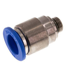 12mm x G1/8'' Messing/PA 66 Insteekfitting Buitendraad Binnenzeskant NBR [2 Stuks]