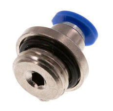 4mm x G1/4'' Messing/PA 66 Insteekfitting buitendraad Binnenzeskant NBR [5 Stuks]