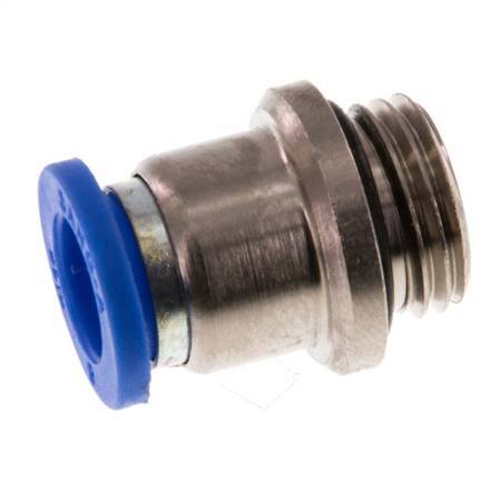 8mm x G1/4'' Messing/PA 66 Insteekfitting buitendraad Binnenzeskant NBR [5 Stuks]