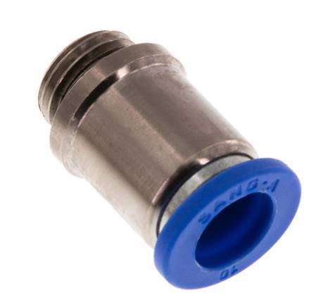 10mm x G1/4'' Messing/PA 66 Insteekfitting Buitendraad Binnenzeskant NBR [2 Stuks]