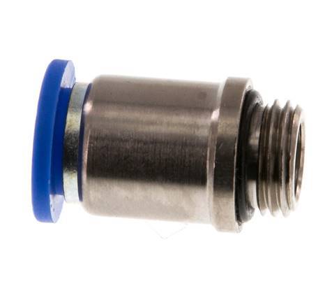 10mm x G1/4'' Messing/PA 66 Insteekfitting Buitendraad Binnenzeskant NBR [2 Stuks]