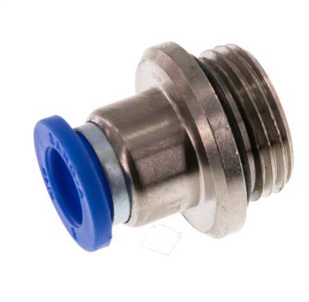 8mm x G3/8'' Messing/PA 66 Insteekfitting Buitendraad Binnenzeskant NBR [2 Stuks]