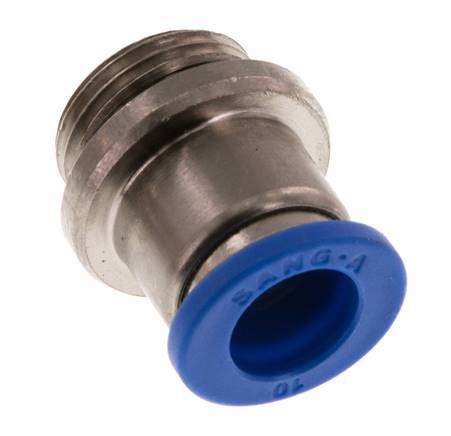 10mm x G3/8'' Messing/PA 66 Insteekfitting Buitendraad Binnenzeskant NBR [2 Stuks]