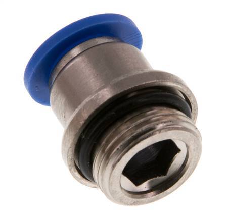 10mm x G3/8'' Messing/PA 66 Insteekfitting Buitendraad Binnenzeskant NBR [2 Stuks]