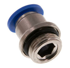10mm x G3/8'' Messing/PA 66 Insteekfitting Buitendraad Binnenzeskant NBR [2 Stuks]