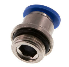 10mm x G3/8'' Messing/PA 66 Insteekfitting Buitendraad Binnenzeskant NBR [2 Stuks]