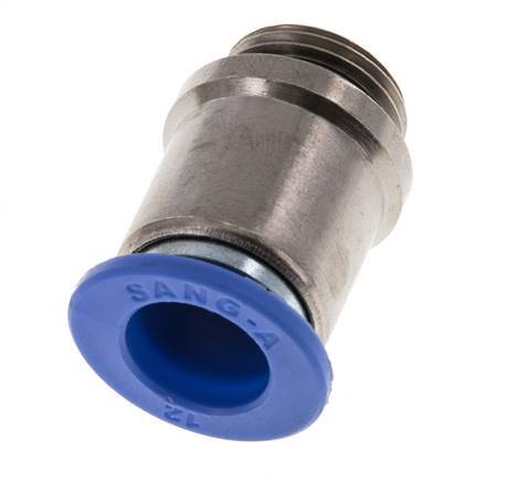 12mm x G3/8'' Push-in Fitting with Male Threads Brass/PA 66 NBR Inner Hexagon [2 Pieces]