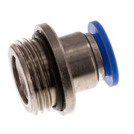 10mm x G1/2'' Push-in Fitting with Male Threads Brass/PA 66 NBR Inner Hexagon [2 Pieces]
