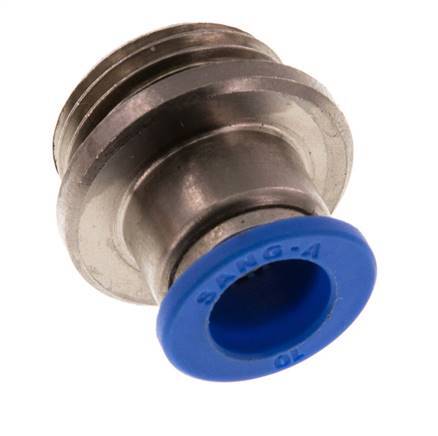 10mm x G1/2'' Messing/PA 66 Insteekfitting Buitendraad Binnenzeskant NBR [2 Stuks]