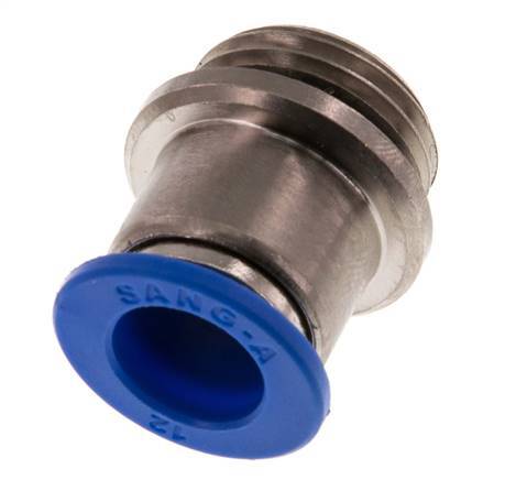 12mm x G1/2'' Messing/PA 66 Insteekfitting Buitendraad Binnenzeskant NBR [2 Stuks]
