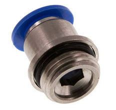 12mm x G1/2'' Messing/PA 66 Insteekfitting Buitendraad Binnenzeskant NBR [2 Stuks]