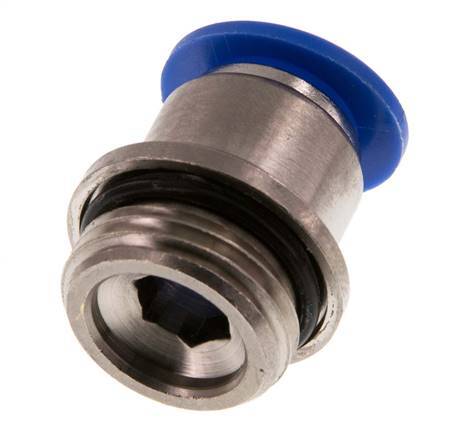 12mm x G1/2'' Messing/PA 66 Insteekfitting Buitendraad Binnenzeskant NBR [2 Stuks]