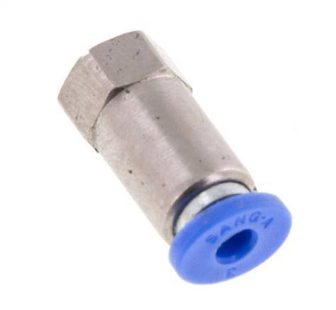 3mm x M 5 Messing/PA 66 Insteekfitting Binnendraad NBR [2 Stuks]