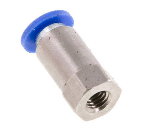 3mm x M 5 Messing/PA 66 Insteekfitting Binnendraad NBR [2 Stuks]