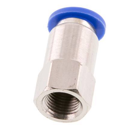 8mm x G1/8'' Messing/PA 66 Insteekfitting Binnendraad NBR [2 Stuks]