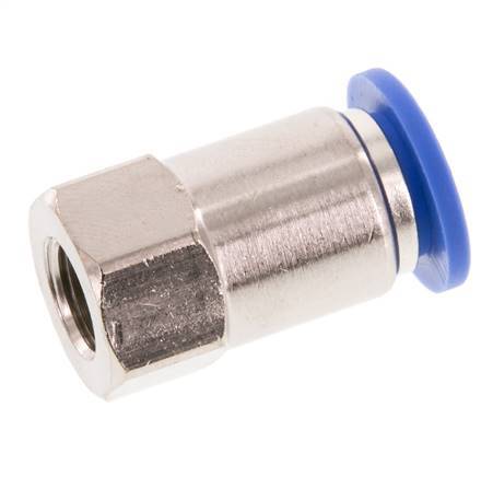10mm x G1/8'' Messing/PA 66 Insteekfitting Binnendraad NBR [2 Stuks]